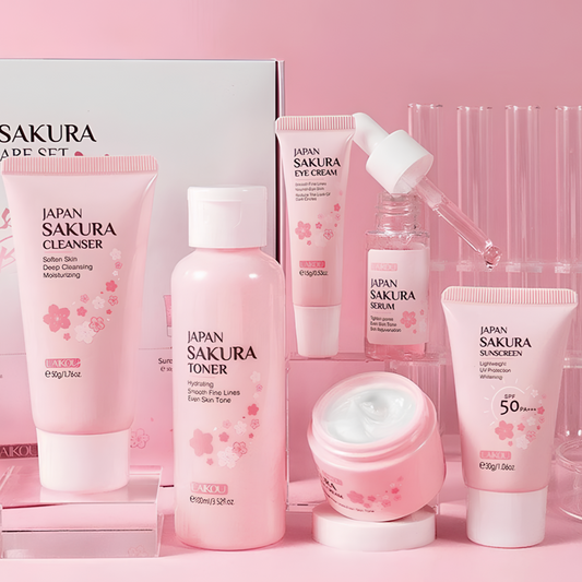 Kit Soin visage complet inspiré du Japon – La puissance du Sakura pour votre peau